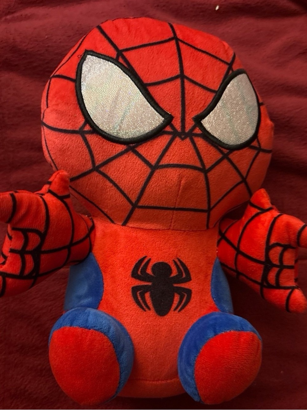 Spiderman Red and Blue Plush Spider Hero by Spiderman